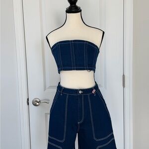 High Waist Denim Shorts